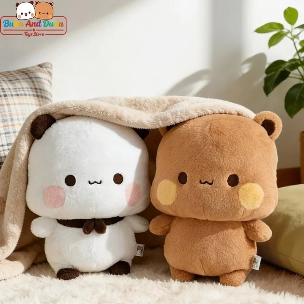 2026 New 35CM Panda Bubu and Yier Plush Toy，Official Original Cute Panda Bubu and Dudu Anime Popular Plush Doll Birthday Gift