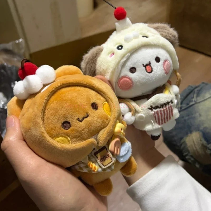 Highquality Bubu Yier Panda Plush Doll Suit Soft Anime Toy Kawaii Cartoon Fluffy Bear Bag Car Key Pendant Decoration Couple Gift
