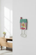 Key Holder Wall Matching Heart Couples Keychains Hanger Acrylic Keychain Home Decorative Gift for Mom Dad Boyfriend Girlfriend